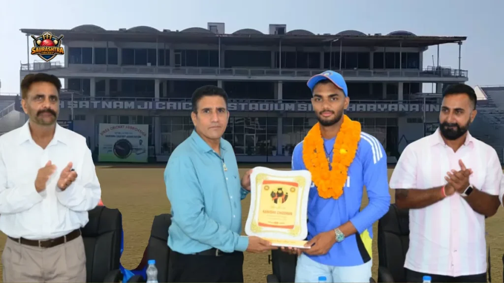 kanishk chouhan Training at Shah Satnam Stadium