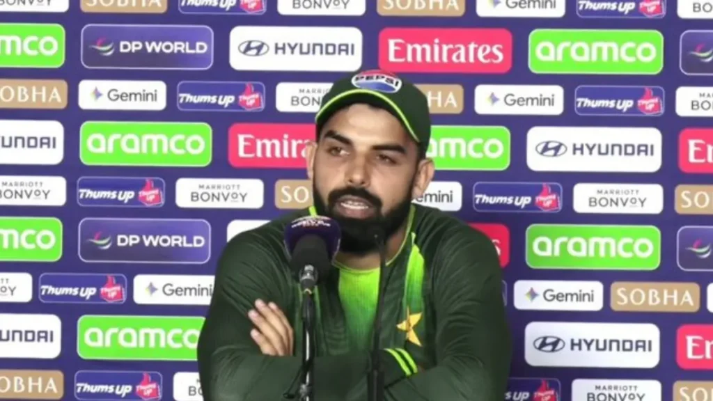 Pakistan cricket shadab khan pcb warning india victory statement